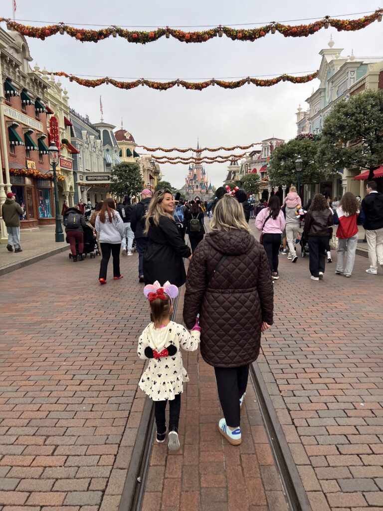 Walking in Disneyland Paris